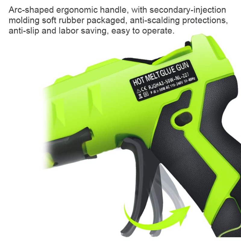 Hot Melt Glue Gun Cordless - HAKSINKY DIY Bezprzewodowy elektryczny pistolet do