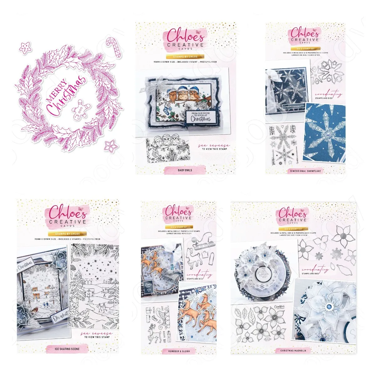 Clear Silicone Stamps For Card Making - Nowe świąteczne wykrojniki metalowe z motywem