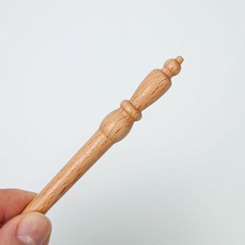 Haft z haftem francuskim Haft  – Wooden Crochet Hooks Ergonomic Handle recenzja i cena