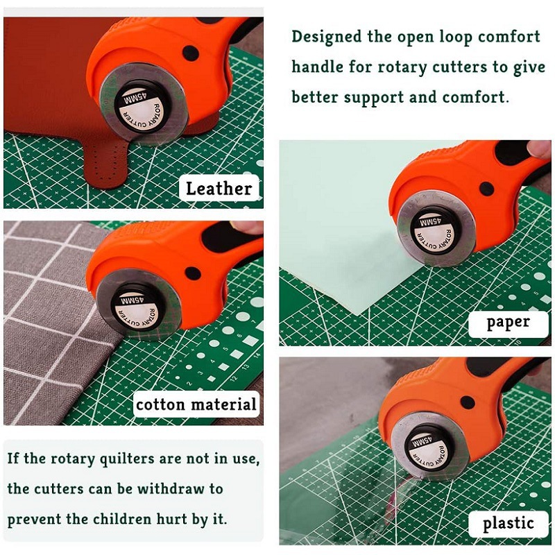 Ostrza do nożyc obrotowych o ś – Rotary Cutter For Fabric 45Mm recenzja i cena