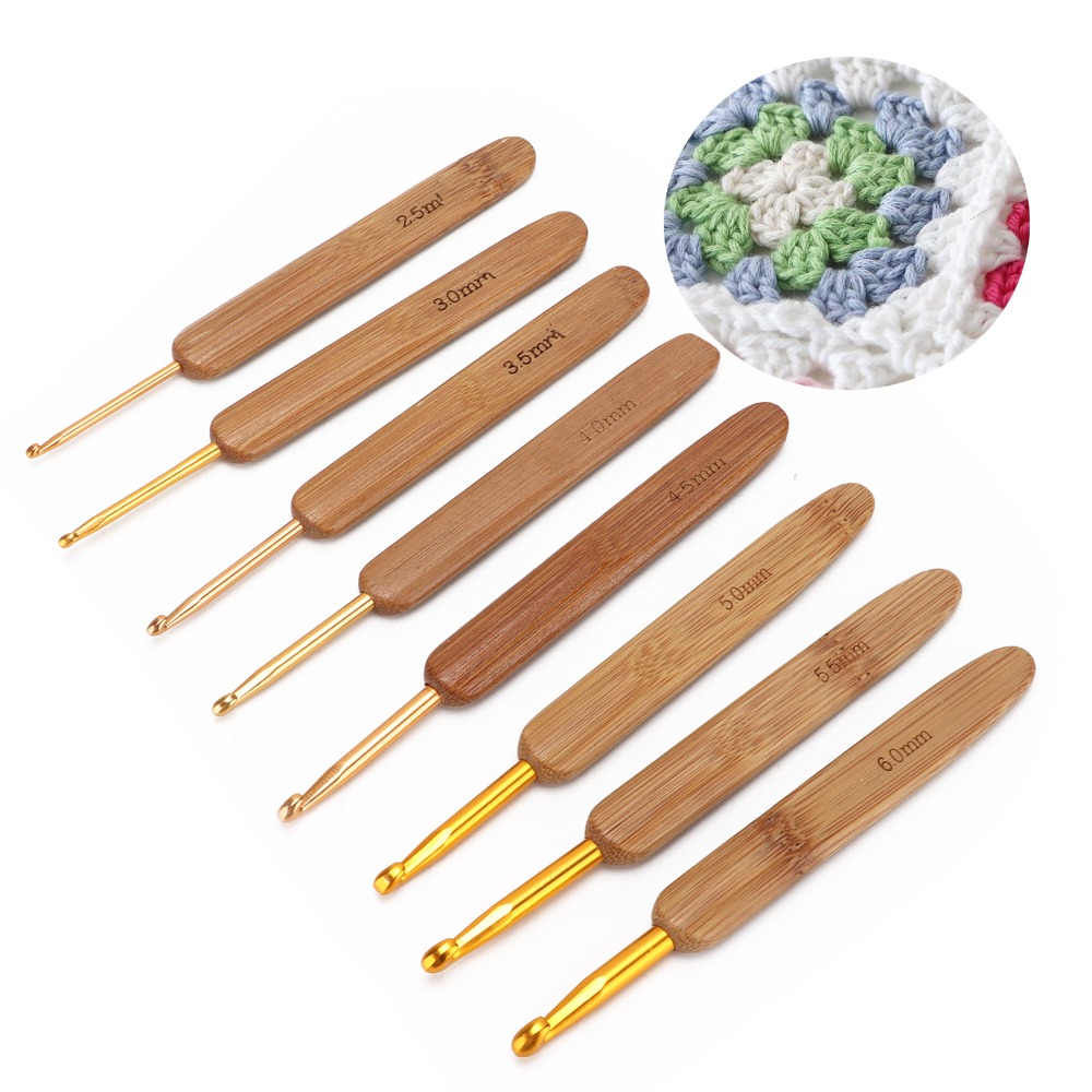 8 sztuk, zestaw haczyków do sz – Wooden Crochet Hooks Ergonomic Handle recenzja i cena