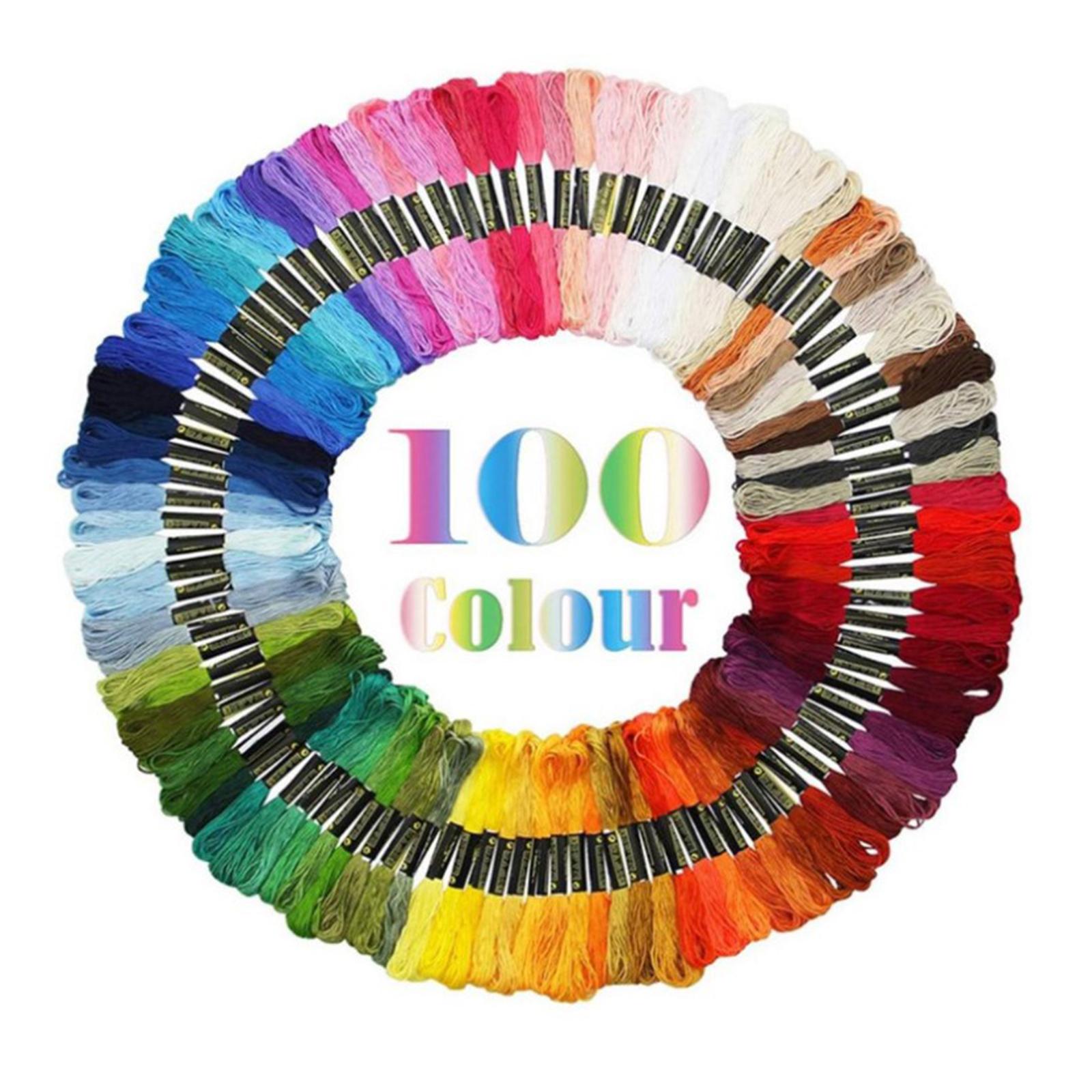 Bawełniana nić do haftowania,  – Cotton Embroidery Thread Skeins recenzja i cena
