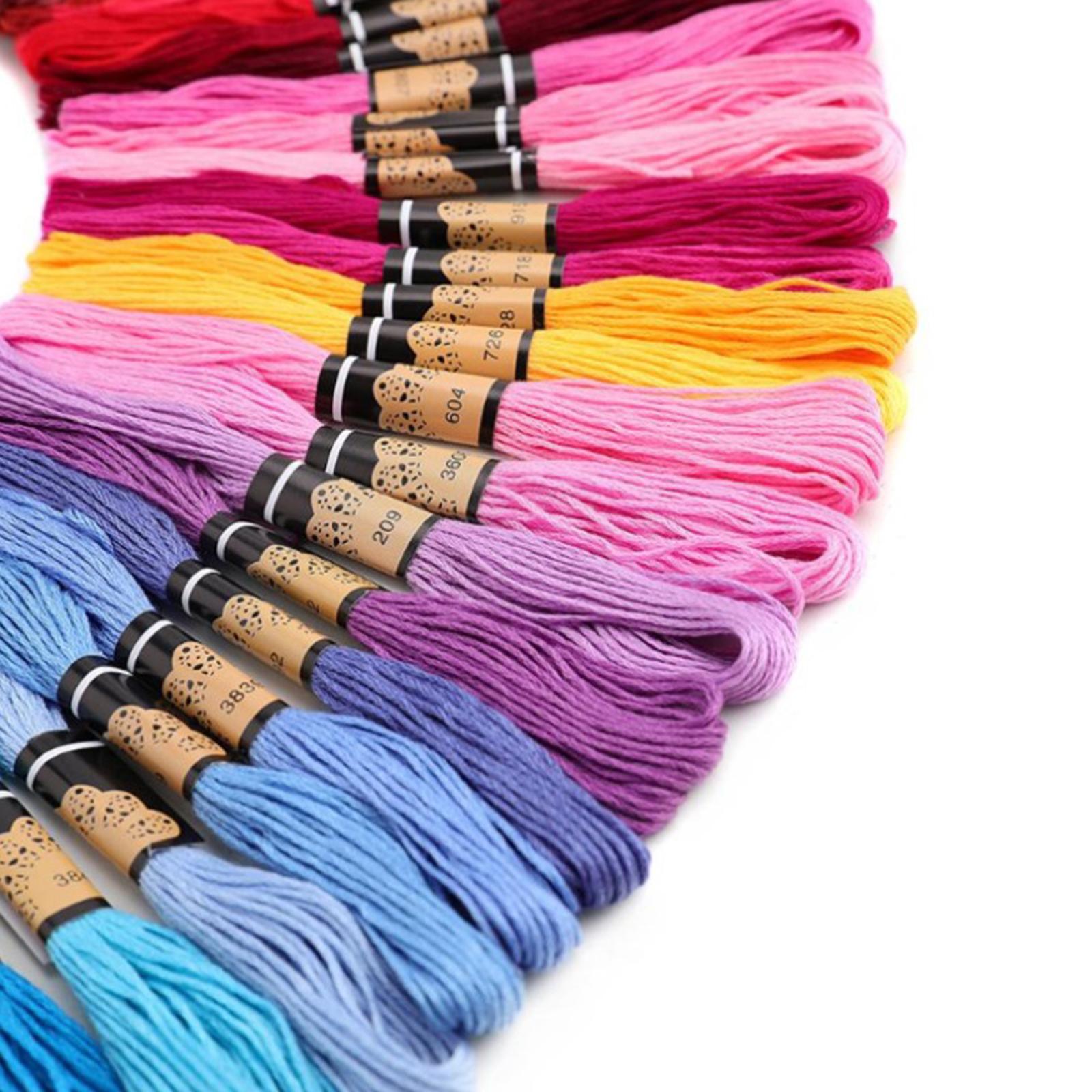 Bawełniana nić do haftowania,  – Cotton Embroidery Thread Skeins recenzja i cena