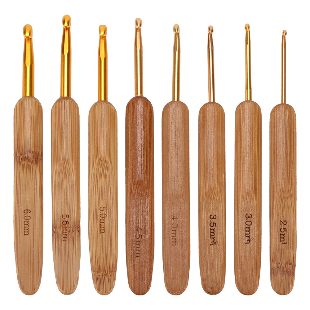 8 sztuk – zestaw ergonomicznyc – Wooden Crochet Hooks Ergonomic Handle recenzja i cena